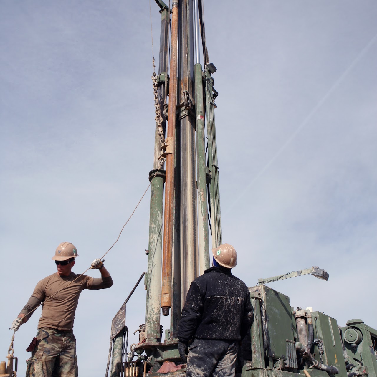Sondeo para captación de aguas
